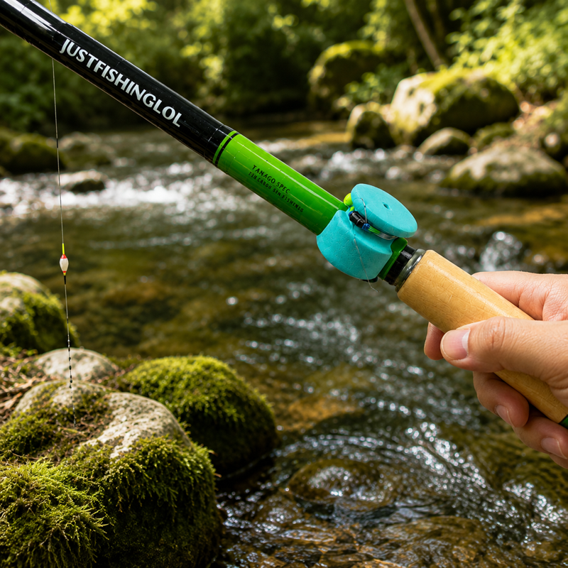 Micro Fishing Line Keeper Set - Portable Line Storage & Quick Change Holder for Tanago, Tenkara & Ultralight Fishing Rods