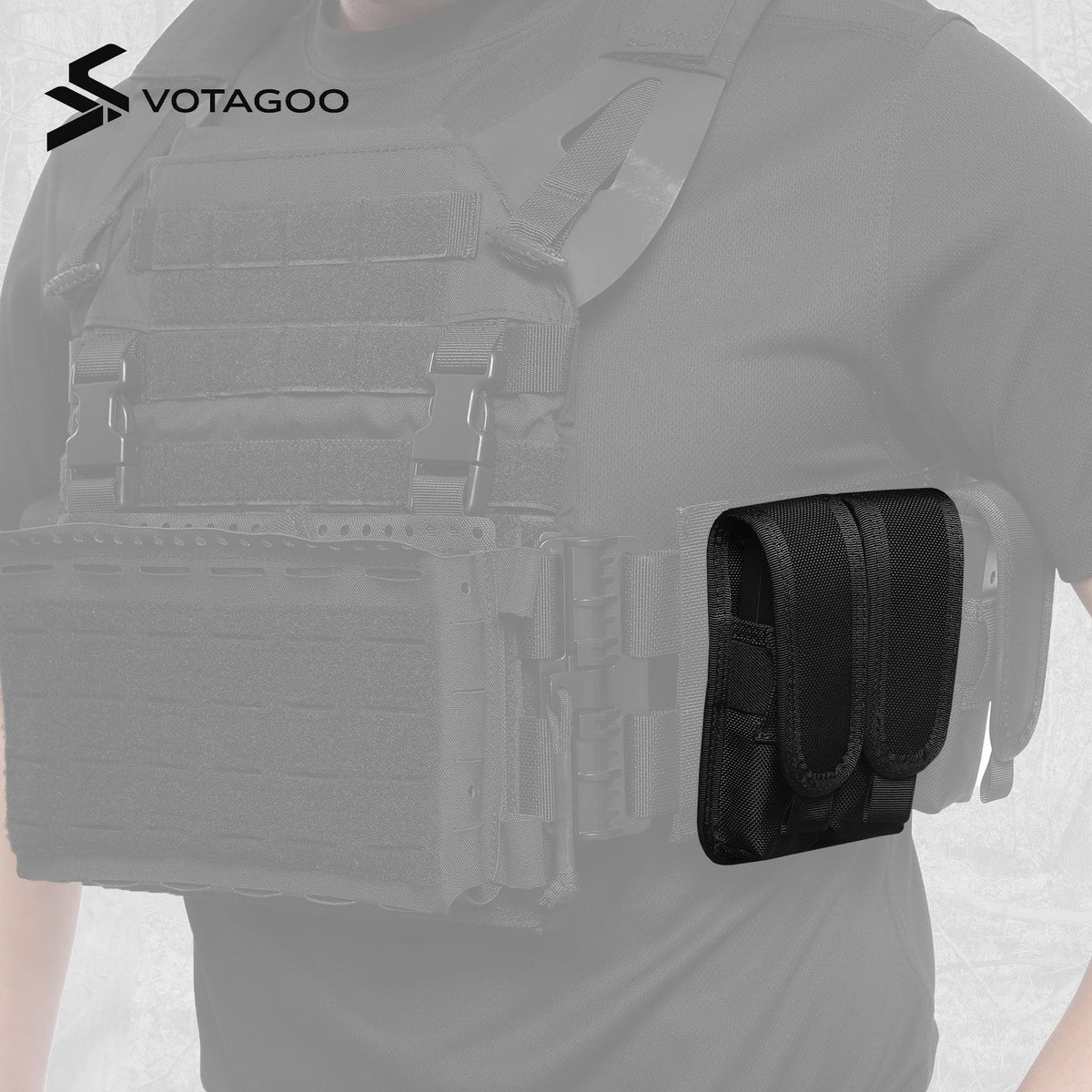 VOTAGOO® Single Double Nylon Mag Pouch