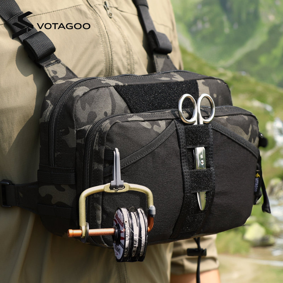 VOTAGOO® Fishing Chest Pack