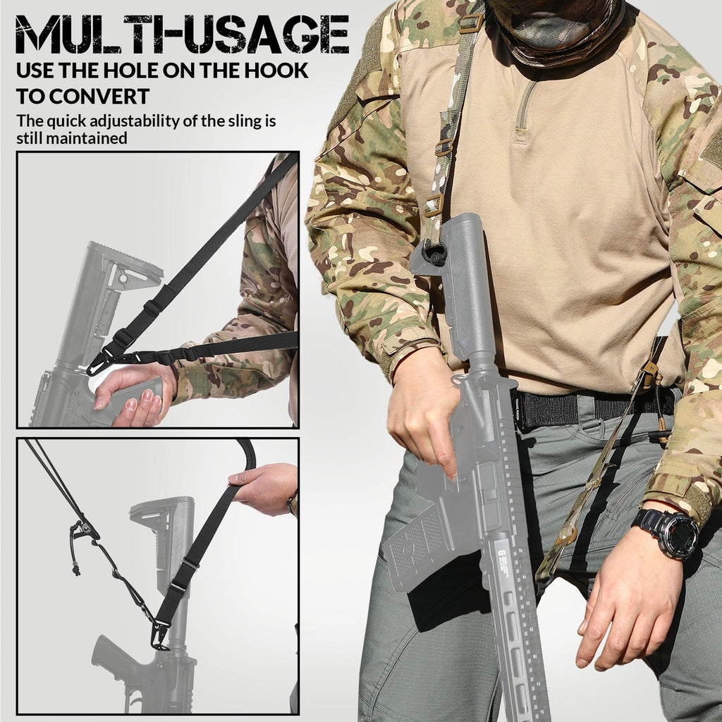VOTAGOO® Quick Adjust Gun Sling with HK Hook