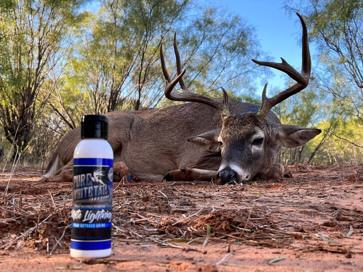 2oz White Lightning Peak Estrous | Premium Doe Estrous Scent for Serious Whitetail Hunters
