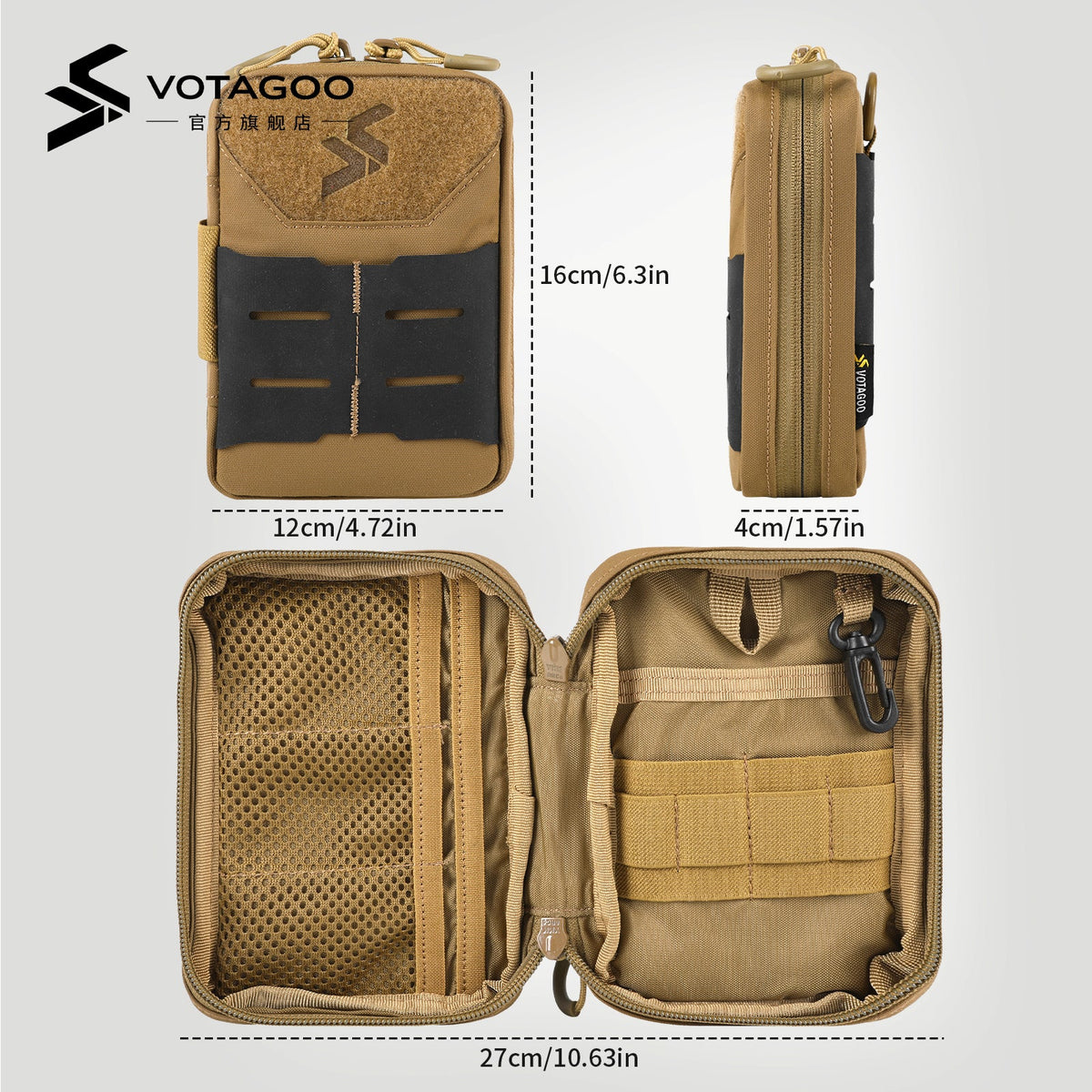 VOTAGOO® EDC Pouch Tool Pocket