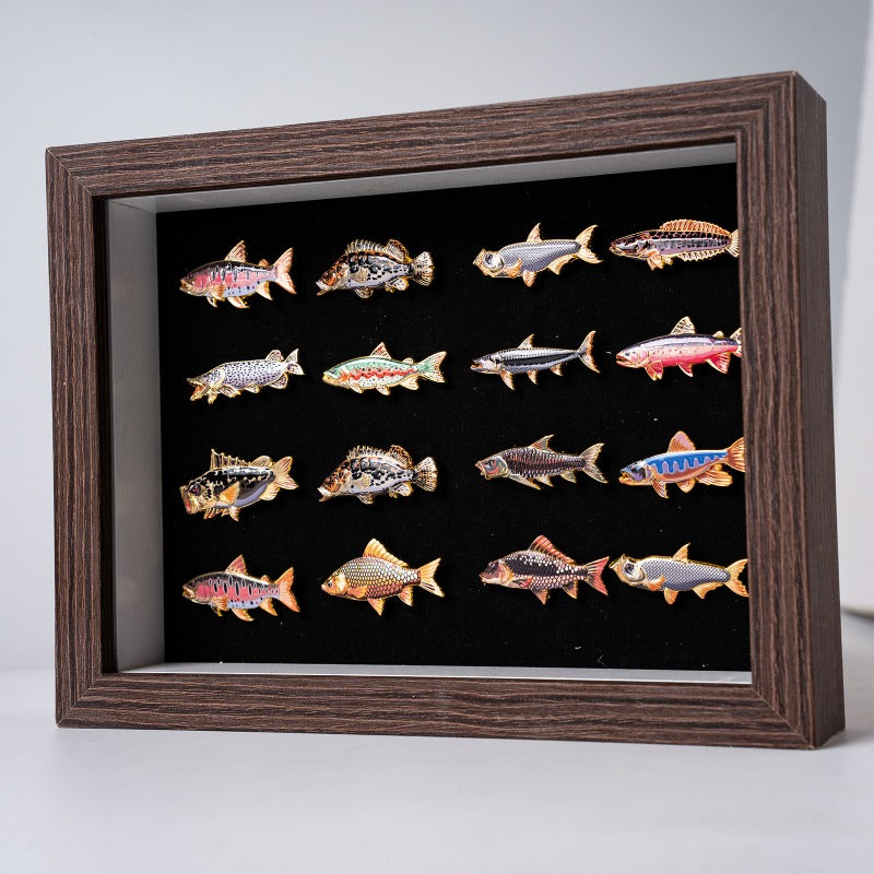 Fishing Fish Enamel for the Fishing Lover