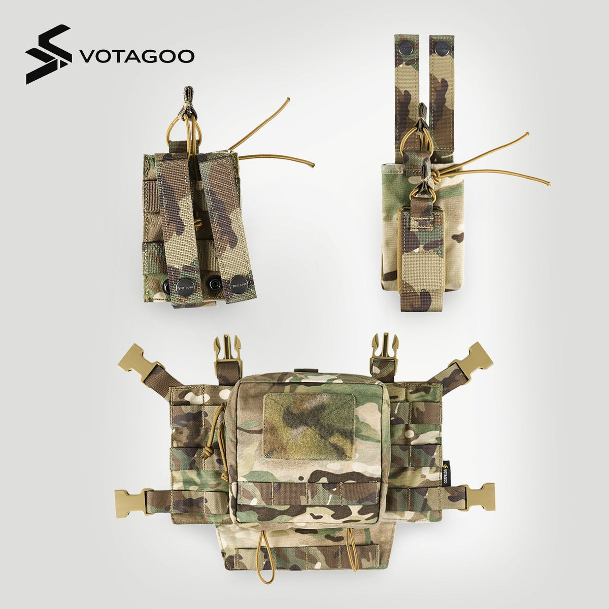 VOTAGOO® Adjustable & Detachable Tactical Chest Rig