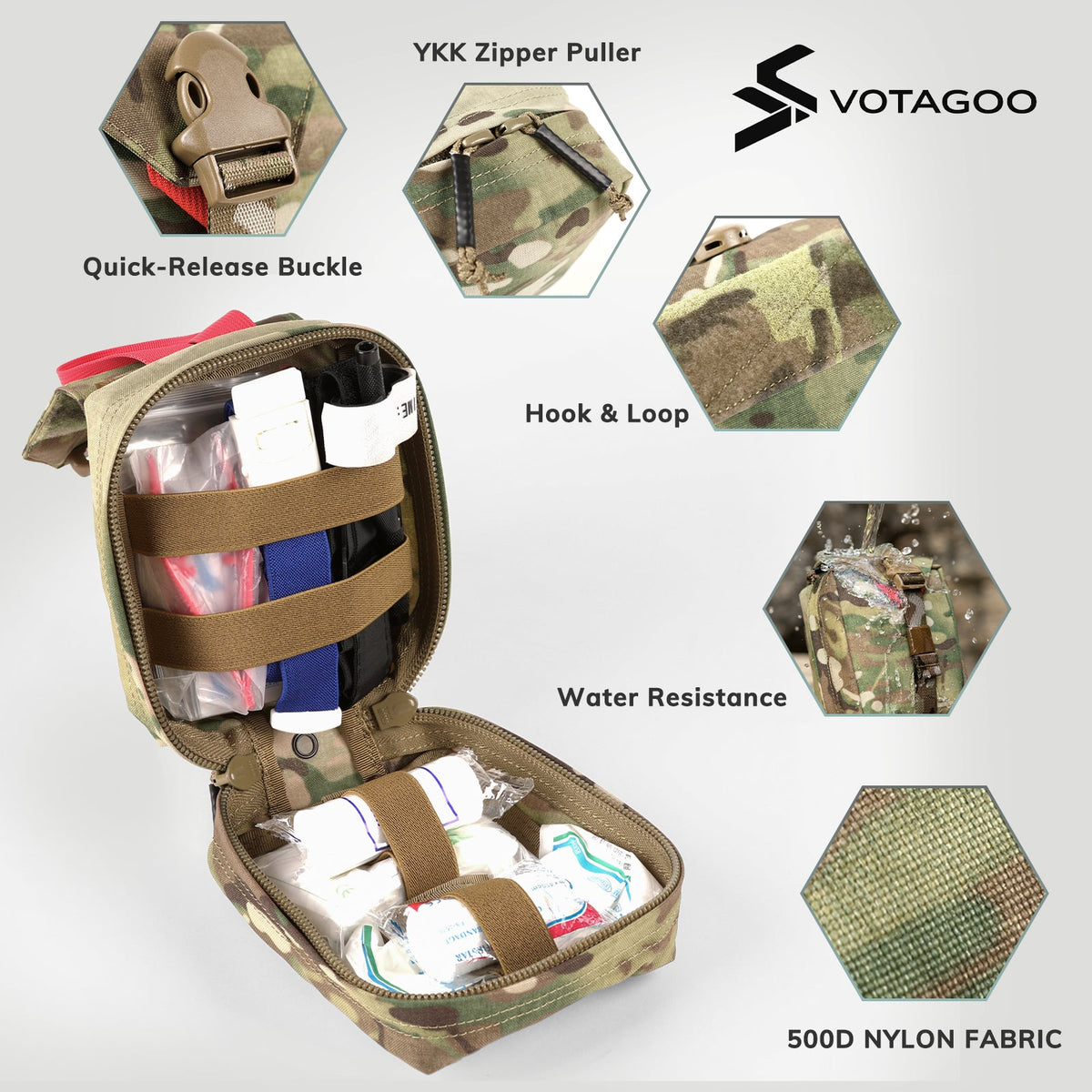 VOTAGOO® Tactical IFAK Pouch