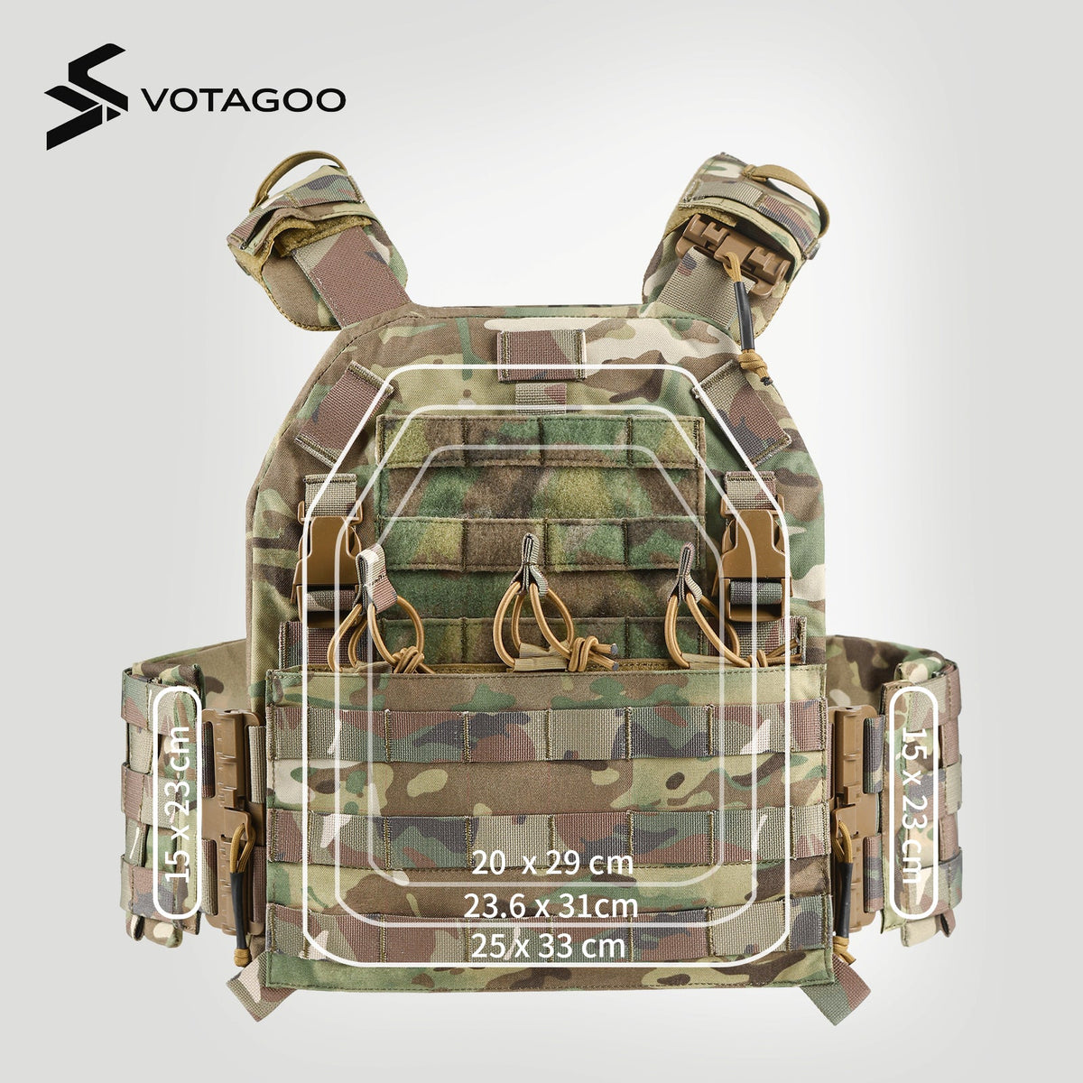VOTAGOO® 501 MOLLE Plate Carrier with Quick Release