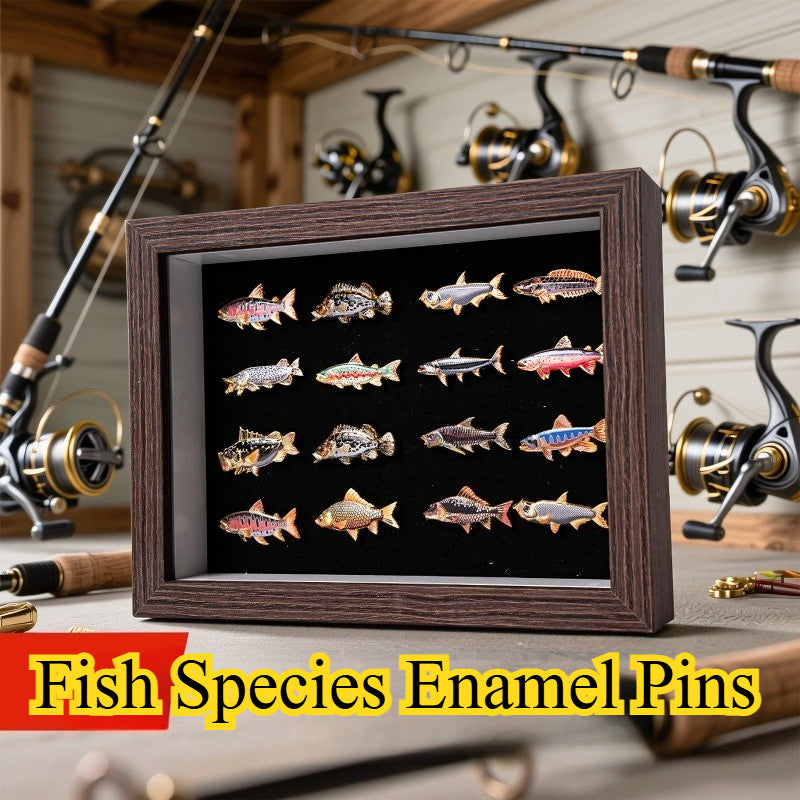 Fishing Fish Enamel for the Fishing Lover