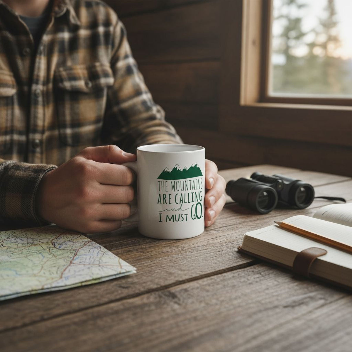 Mountain Coffee Cup– Ceramic Rocky Mountain Cup Dishwasher Safe, Gift