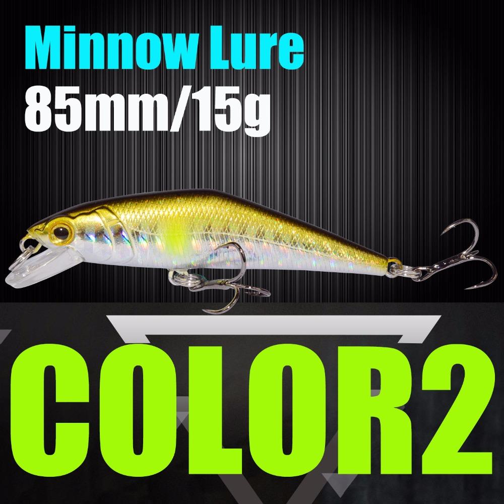 AFISHLURE Fishing Lure Wobblers Trout  85mm/15g Minnow  Hard Baits Iscas Artificial Pesca Leurre