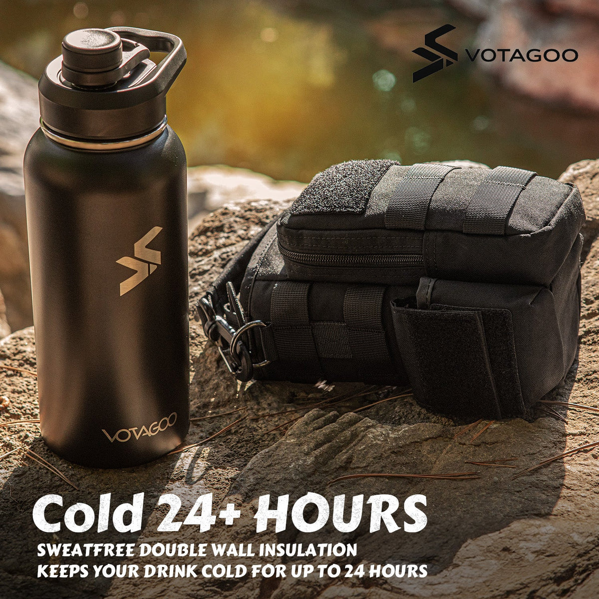 VOTAGOO® 32Oz Tactical Water Bottle
