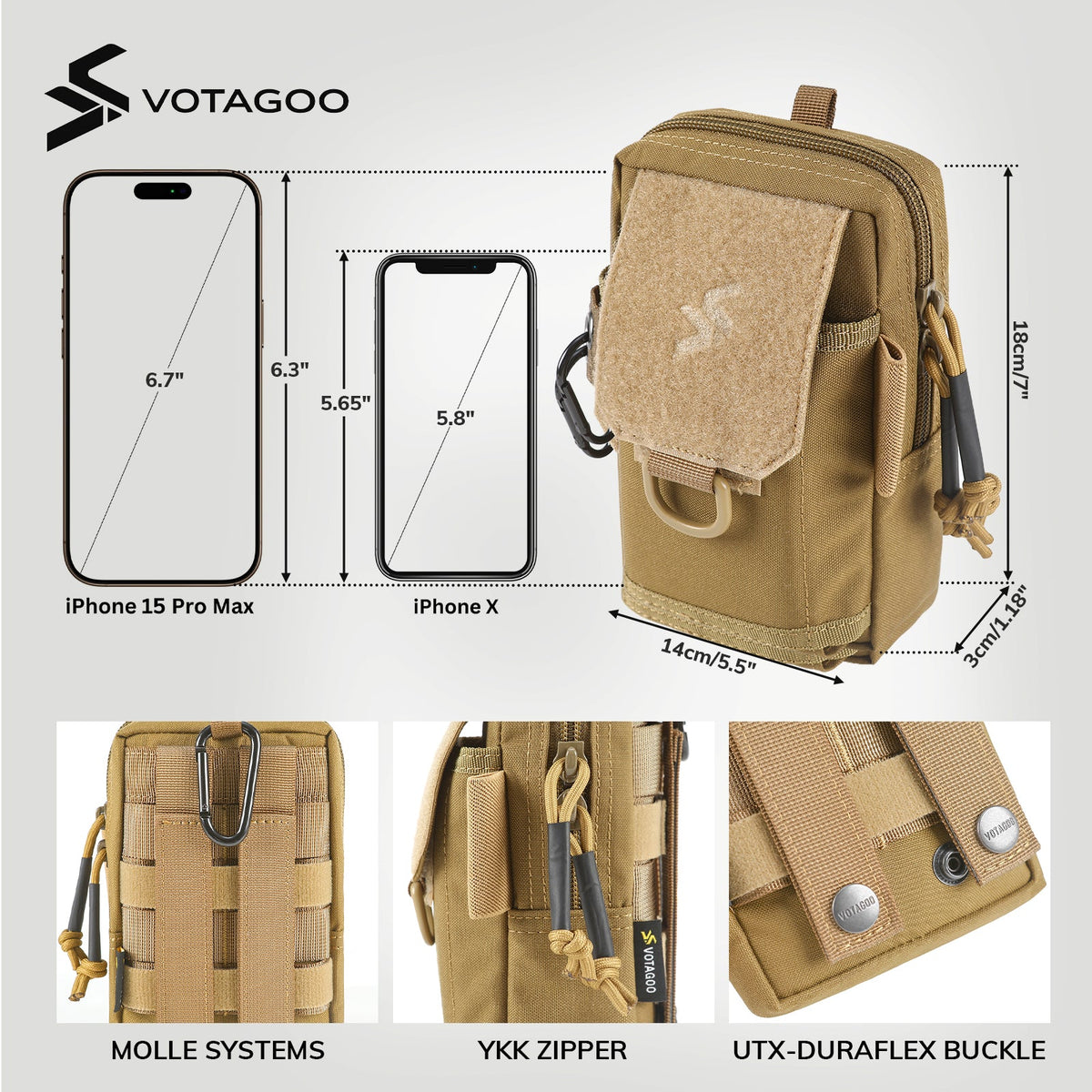 VOTAGOO® Tactical EDC Pouch