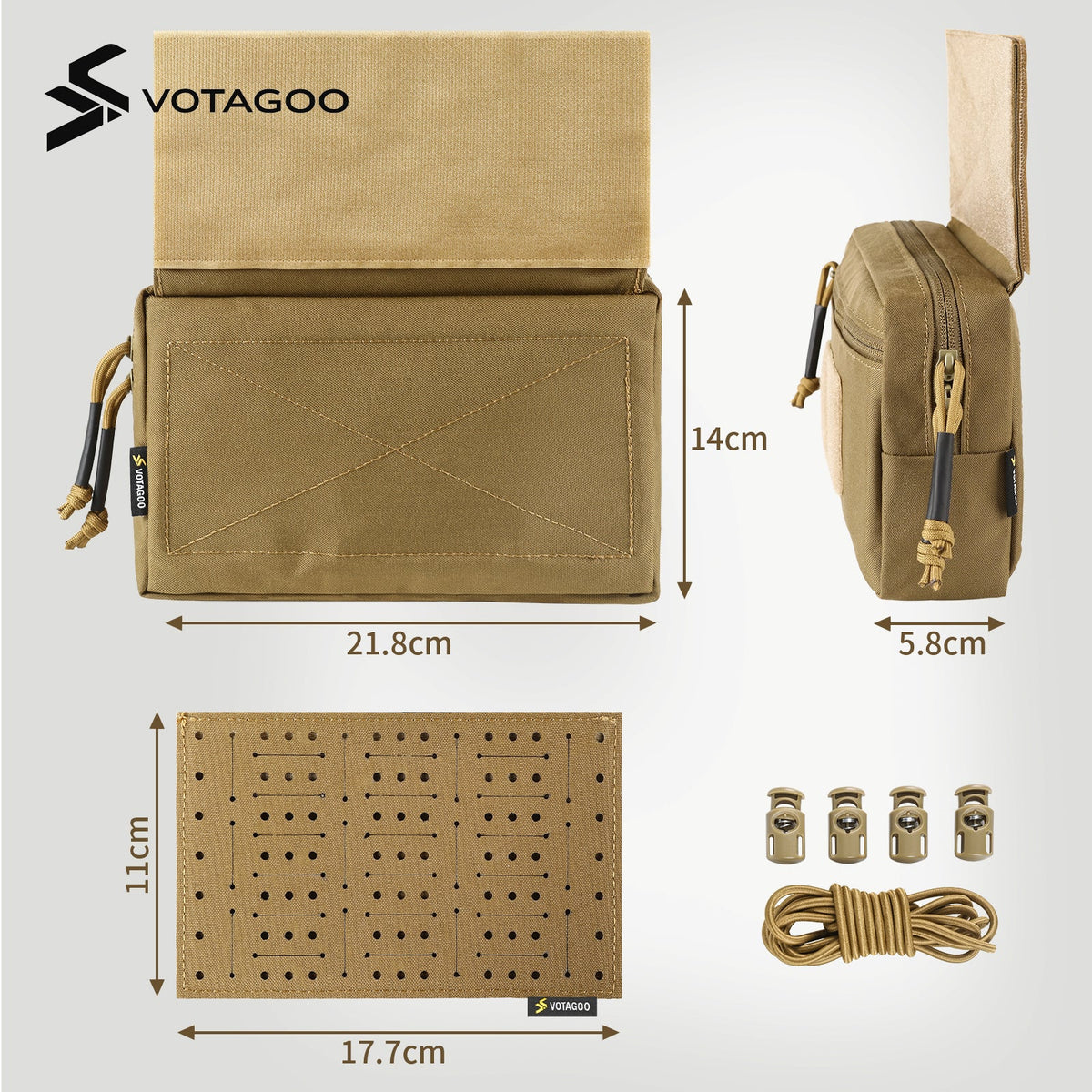 VOTAGOO® Tactical Admin Drop Pouch