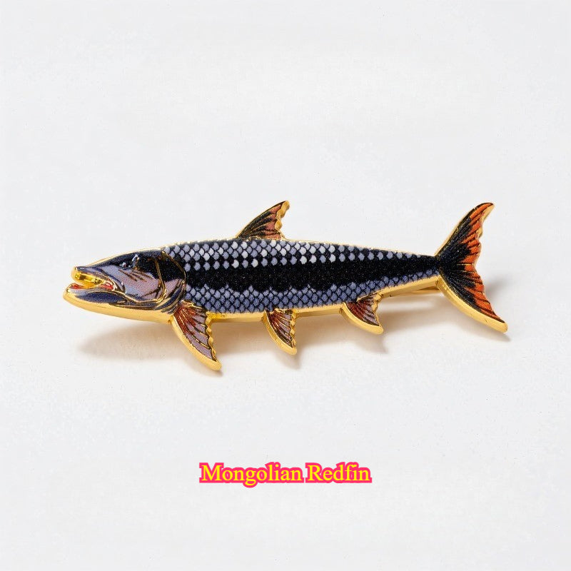 Fishing Fish Enamel for the Fishing Lover