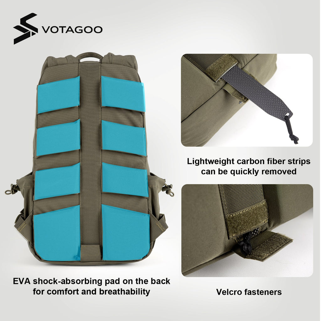 VOTAGOO® Tactical Backpack with Carbon Frame