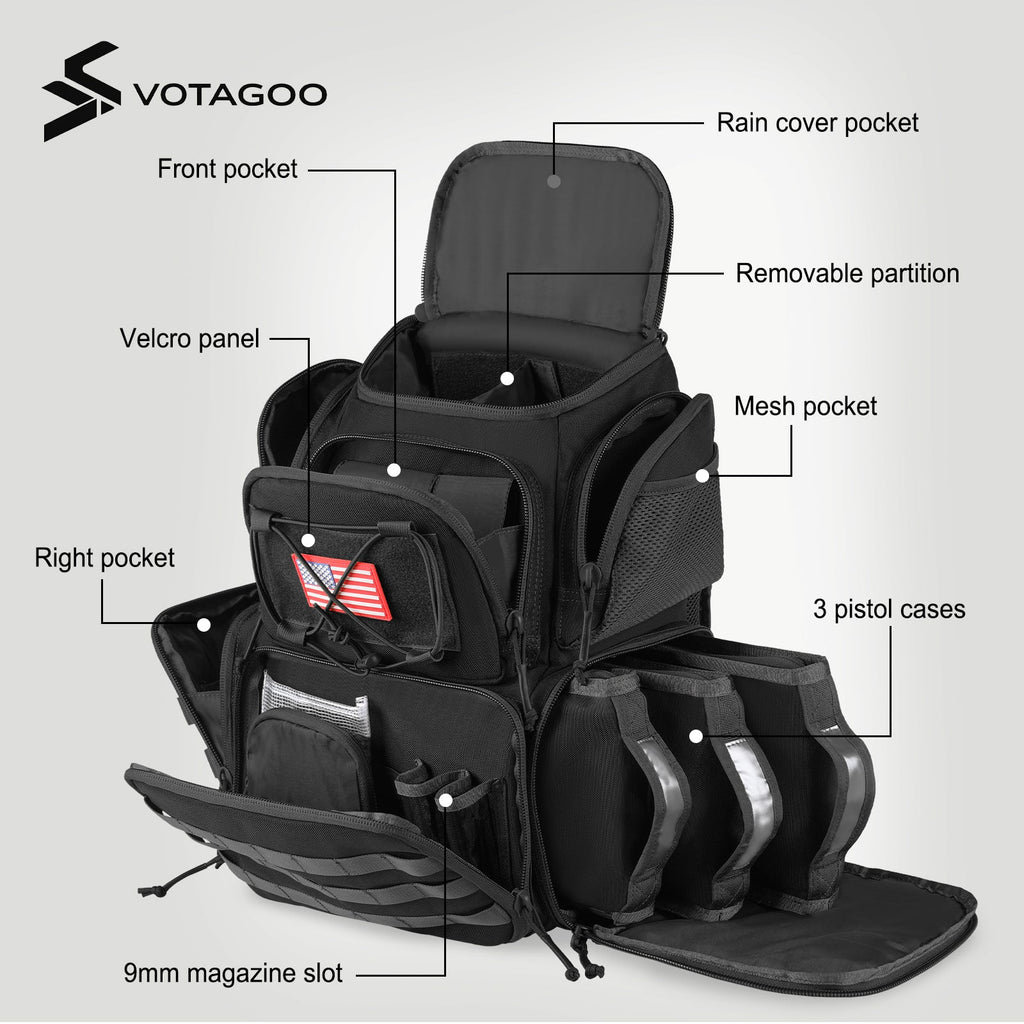 VOTAGOO® Tactical Range Backpack Version