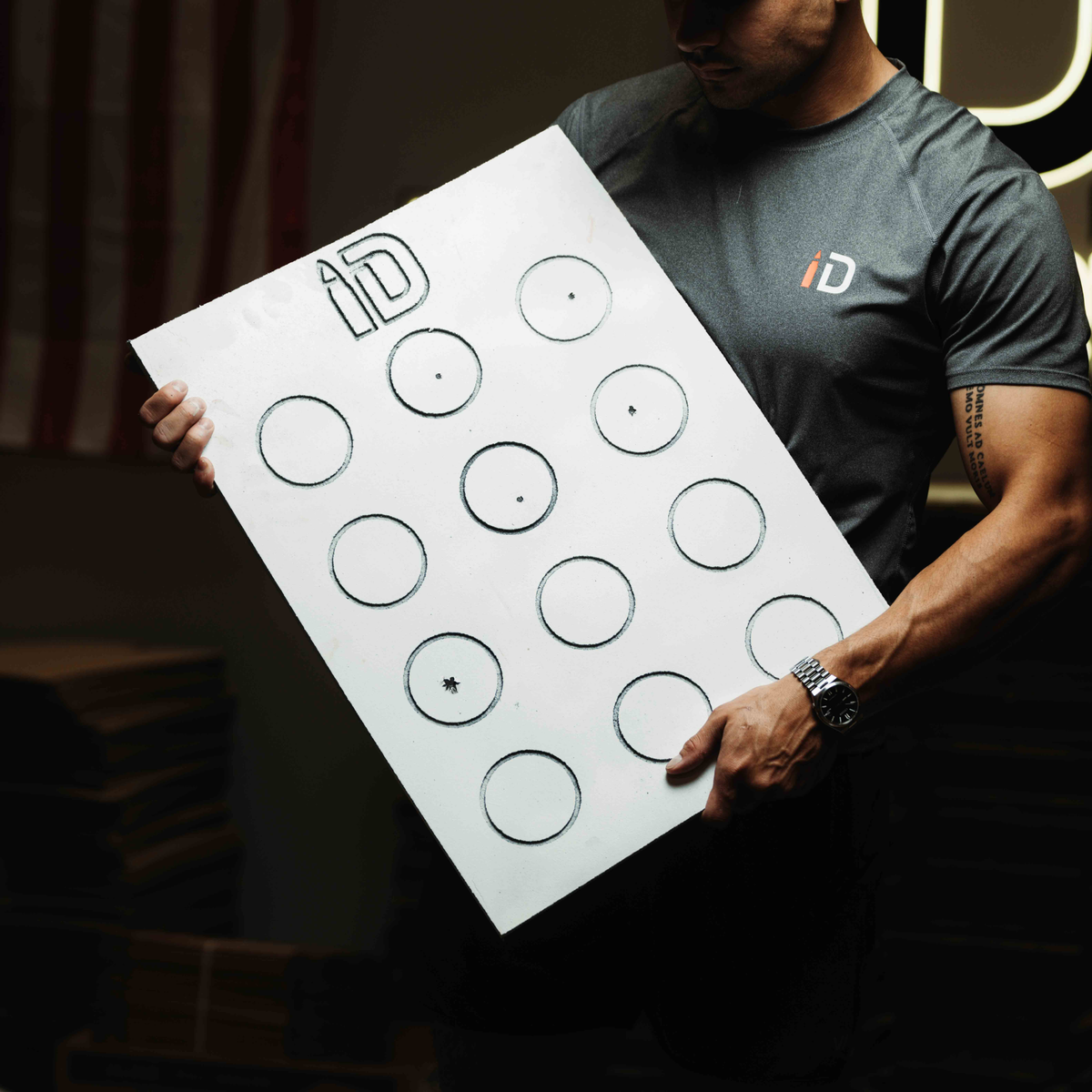 Circle Drill Infinity Target (With Stencil!)