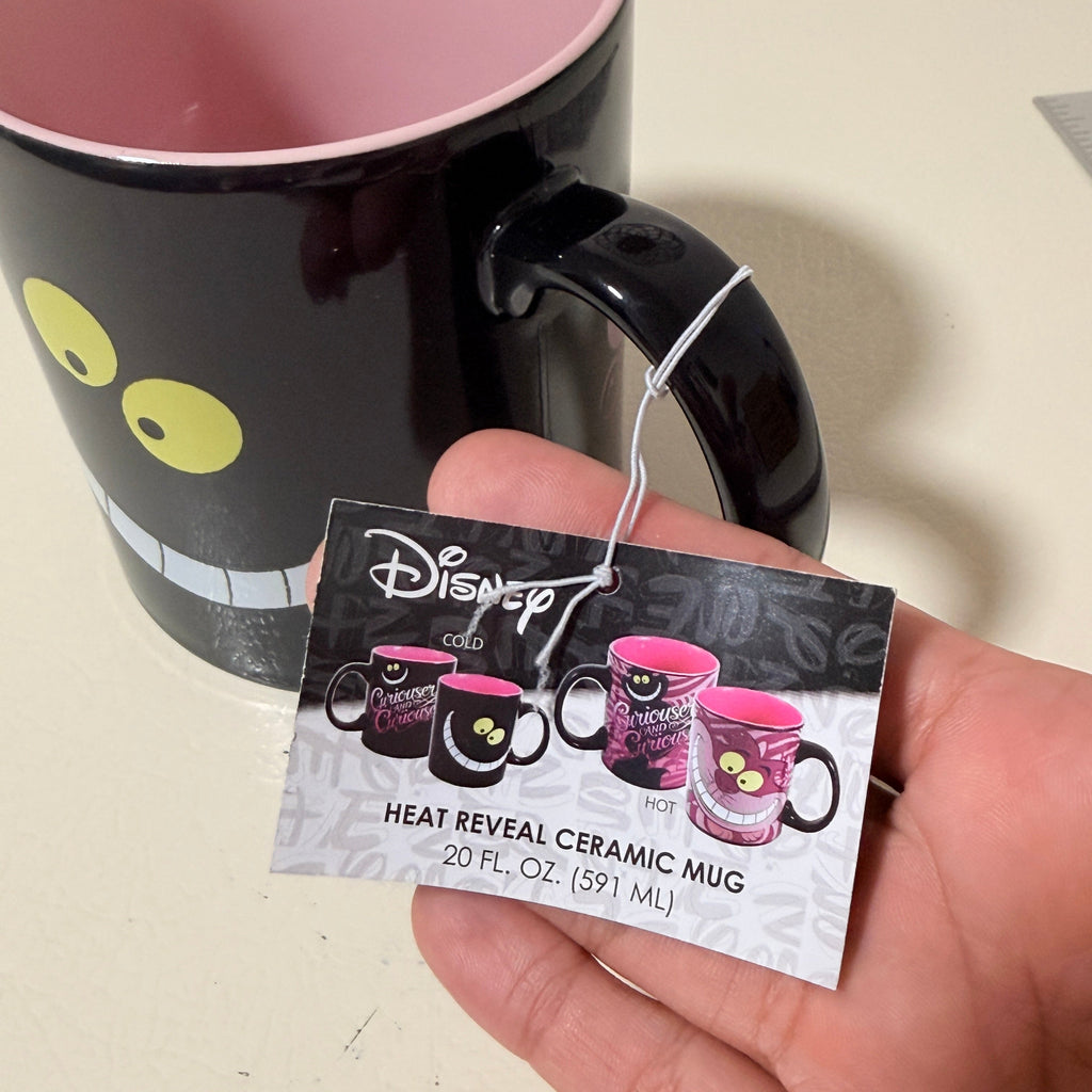 Silver Buffalo Disney Cheshire Cat Heat Reveal Mug, 20 oz