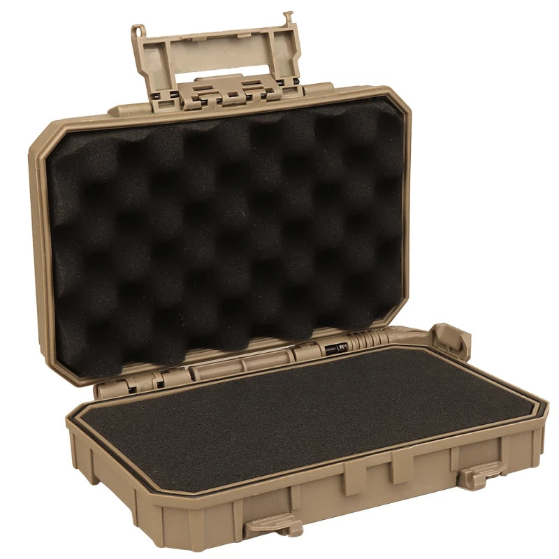 Tactical Waterproof Case Impact Resistance Protective Gear Cases with Double Sponge Shockproof Lockable Equipment Molle Box