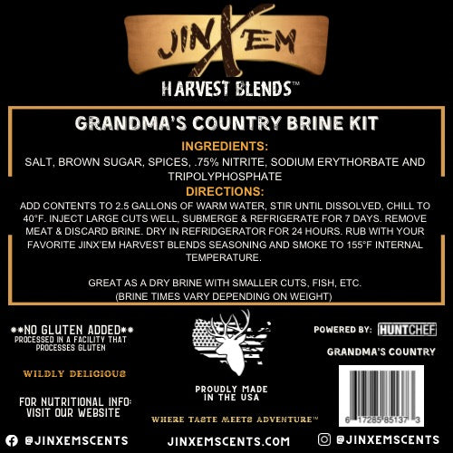 Grandma's Country Brine Kit - Home Cured Ham