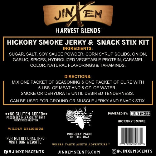 Hickory Smoke Jerky Seasoning & Snack Stix Kit