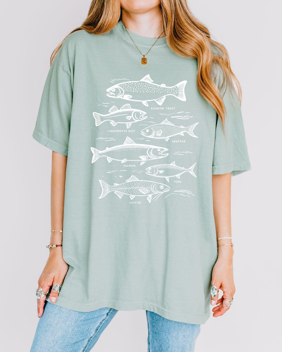 Sardines & Salmon Fish Comfort Colors T-Shirt – Nature Outdoor Graphic Tee