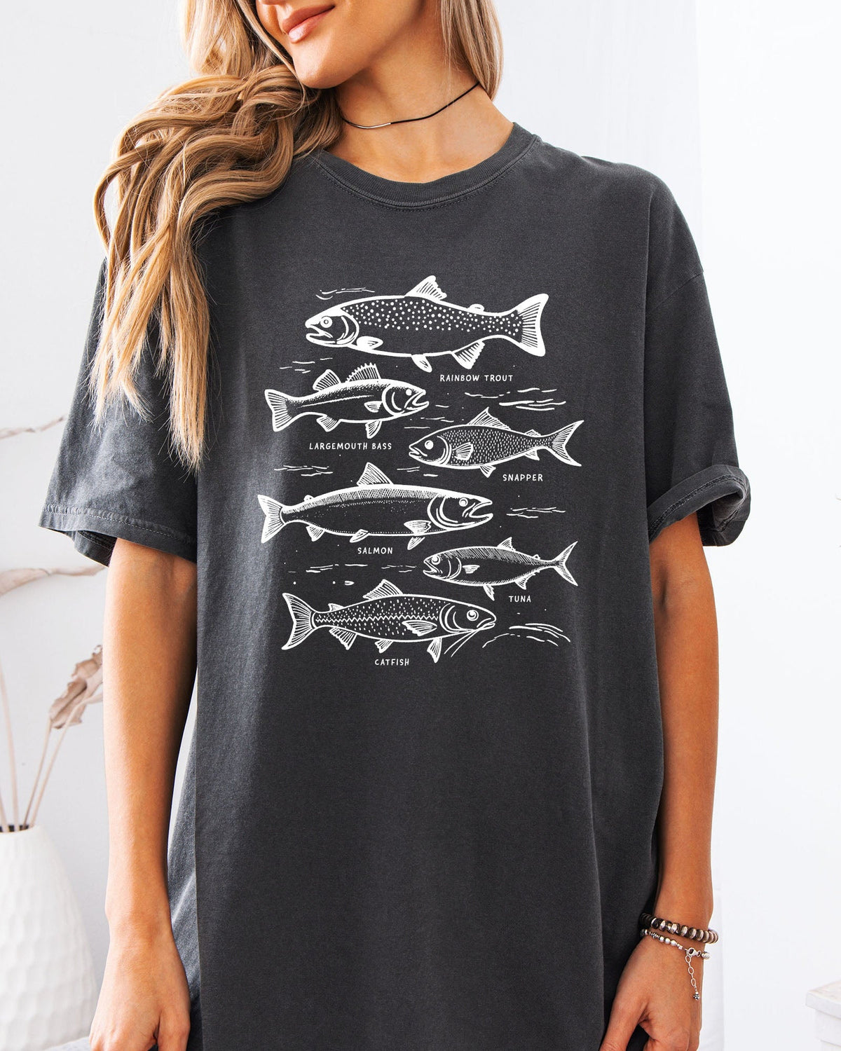 Sardines & Salmon Fish Comfort Colors T-Shirt – Nature Outdoor Graphic Tee