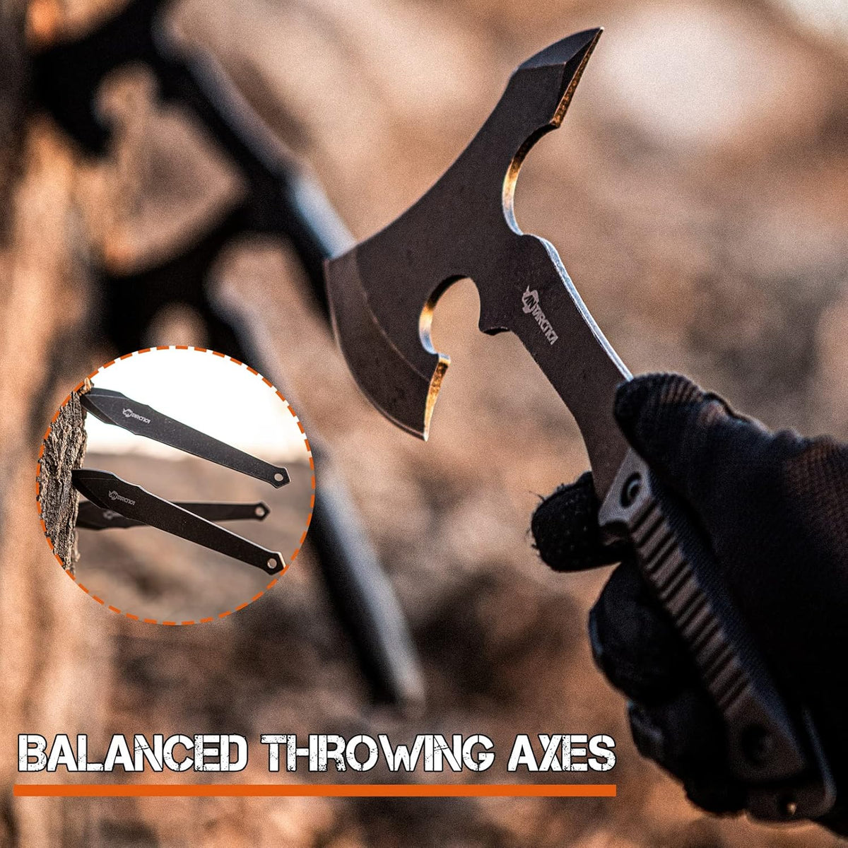 VOTAGOO® Throwing Axe Knife Set