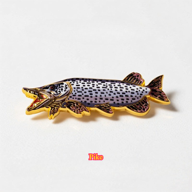 Fishing Fish Enamel for the Fishing Lover