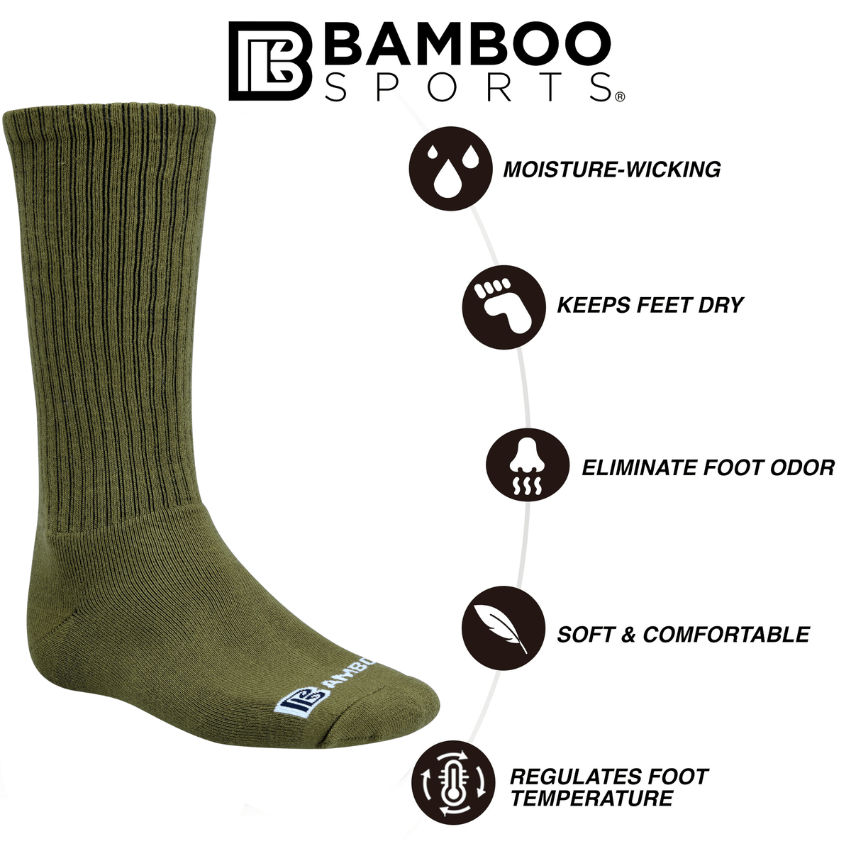 Military Knee high Premium Crew Socks - 2