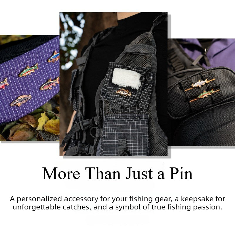 Fishing Fish Enamel for the Fishing Lover
