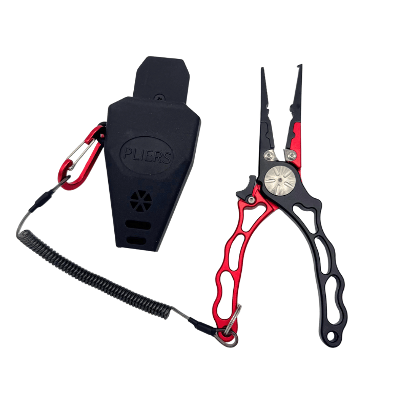No1 Aluminum Needle Nose Split Ring Fishing Pliers