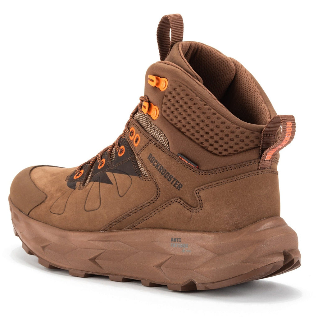 ROCKROOSTER Farmington Brown 6 Inch Waterproof Boots with VIBRAM® Outsole  OC21031