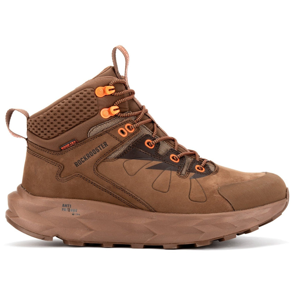ROCKROOSTER Farmington Brown 6 Inch Waterproof Boots with VIBRAM® Outsole  OC21031